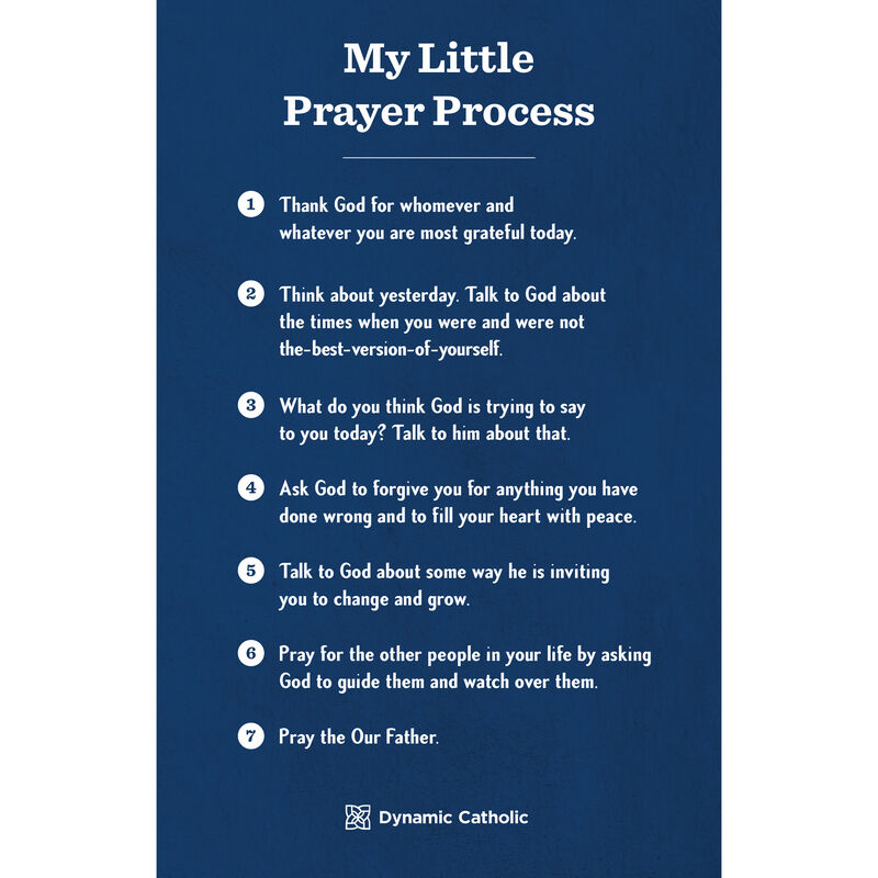 Buy 20 Pack Prayer Process Cards Dynamic Catholic